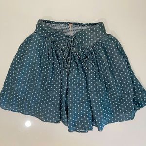 Free People flowy lace up shorts